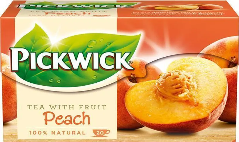 Hlavný obrázok produktu Čaj, černý, 20x1,5 g, PICKWICK, broskev