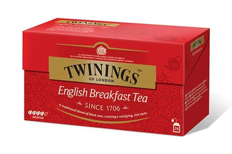 Hlavný obrázok produktu Čaj, černý, 25x2 g, TWININGS "English Breakfast"