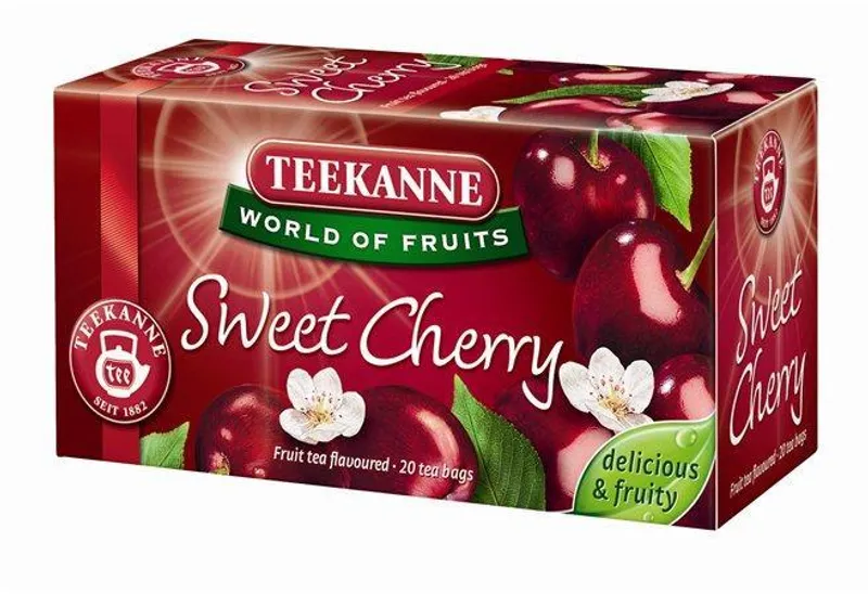 Hlavný obrázok produktu Čaj, ovocný, 20x2,5 g, TEEKANNE "Sweet cherry"