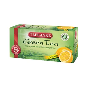 Čaj zelený, 20x1,75 g, TEEKANNE, citrón