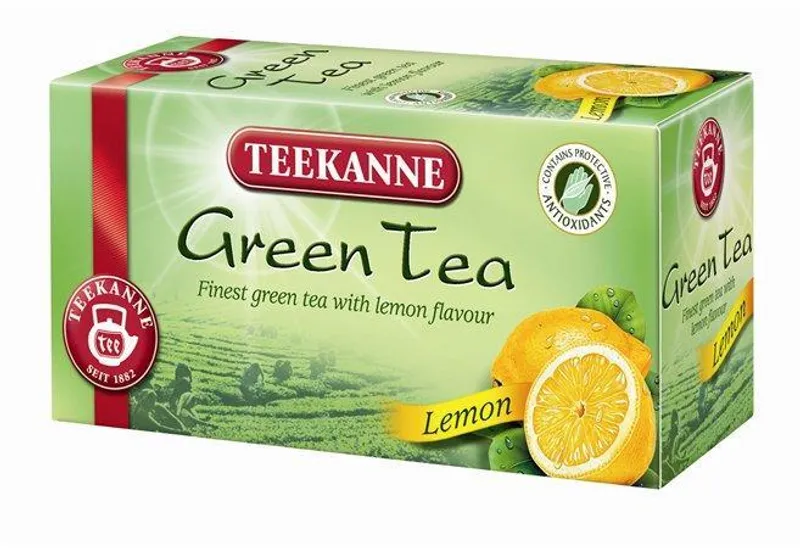 Hlavný obrázok produktu Čaj zelený, 20x1,75 g, TEEKANNE, citron