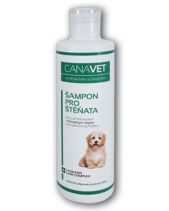 Hlavný obrázok produktu CANAVET šampon pro štěňata s antipar.přísadou Canabis 250 ml
