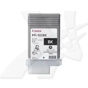 Canon originál ink PFI102BK, black, 130ml, 0895B001, Canon iPF-500, 600, 700, 765