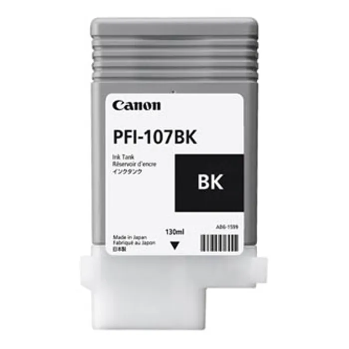 Hlavný obrázok produktu Canon originální ink PFI107BK, black, 130ml, 6705B001, Canon iPF-680, 685, 780, 785