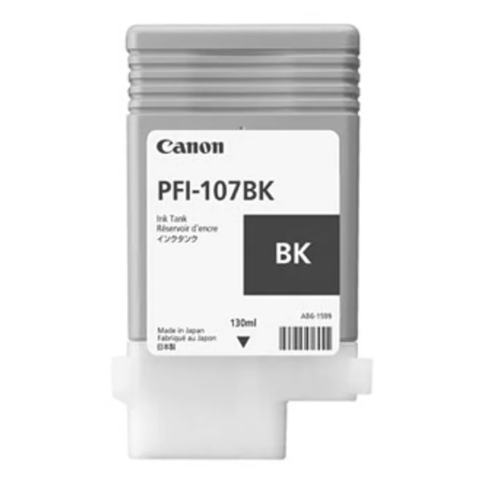 Hlavný obrázok produktu Canon originální ink PFI107BK, black, 130ml, 6705B001, Canon iPF-680, 685, 780, 785