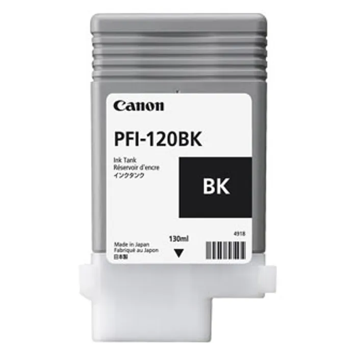 Hlavný obrázok produktu Canon originální ink PFI120BK, black, 130ml, 2885C001, Canon TM-200, 205, 300, 305