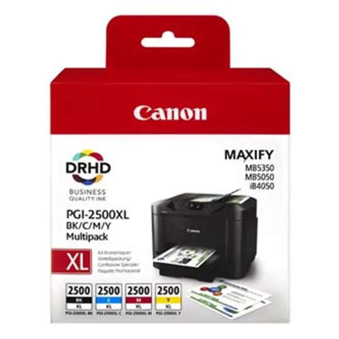 Hlavný obrázok produktu Canon originální ink PGI-2500XL Bk/C/M/Y multipack, black/color, 9254B004, Canon MAXIFY i