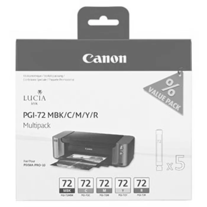Hlavný obrázok produktu Canon originální ink PGI72 CMYK, CMYK, 6402B009, Canon PIXMA Pro-10