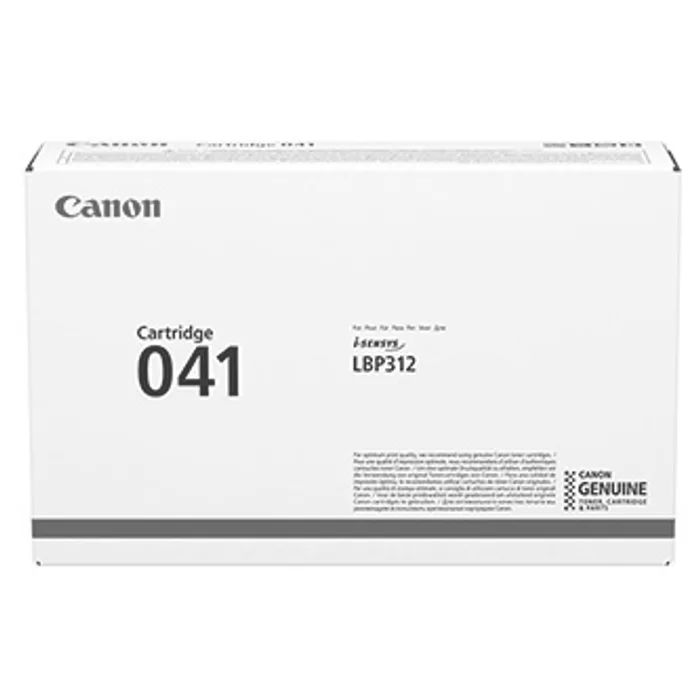 Hlavný obrázok produktu Canon originální toner 041BK, black, 10000str., 0452C002, Canon i-SENSYS LBP312x, i-SENSY