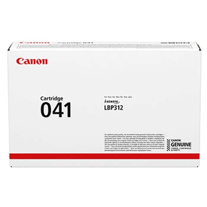 Hlavný obrázok produktu Canon originální toner 041BK, black, 10000str., 0452C002, Canon i-SENSYS LBP312x, i-SENSY