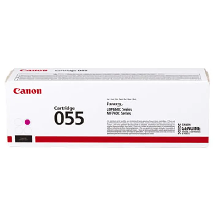 Hlavný obrázok produktu Canon originální toner 055M, magenta, 2100str., 3014C002, Canon MF742Cdw, MF744Cdw, MF746