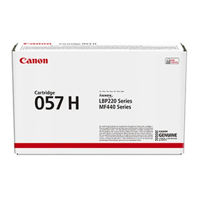 Hlavný obrázok produktu Canon originální toner 057H, black, 10000str., 3010C002, high capacity, Canon LBP228, LBP