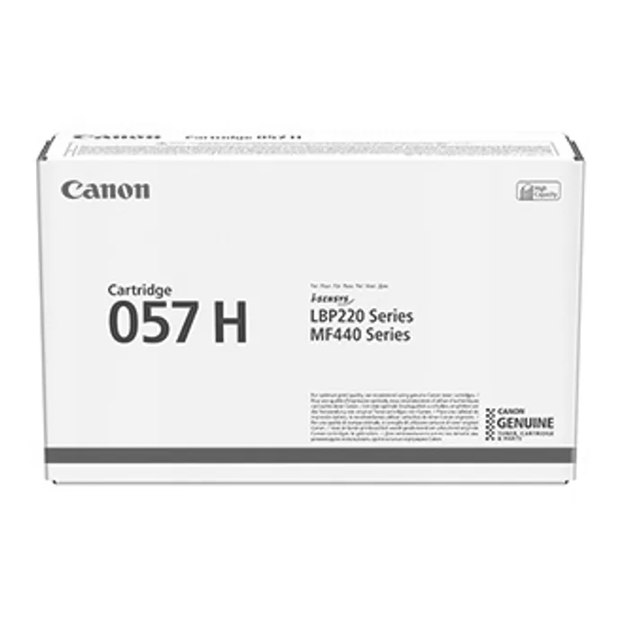 Hlavný obrázok produktu Canon originální toner 057H, black, 10000str., 3010C002, high capacity, Canon LBP228, LBP