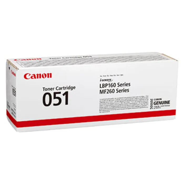 Hlavný obrázok produktu Canon originální toner CRG051, black, 1700str., 2168C002, Canon LBP162dw, MF269dw, MF267d
