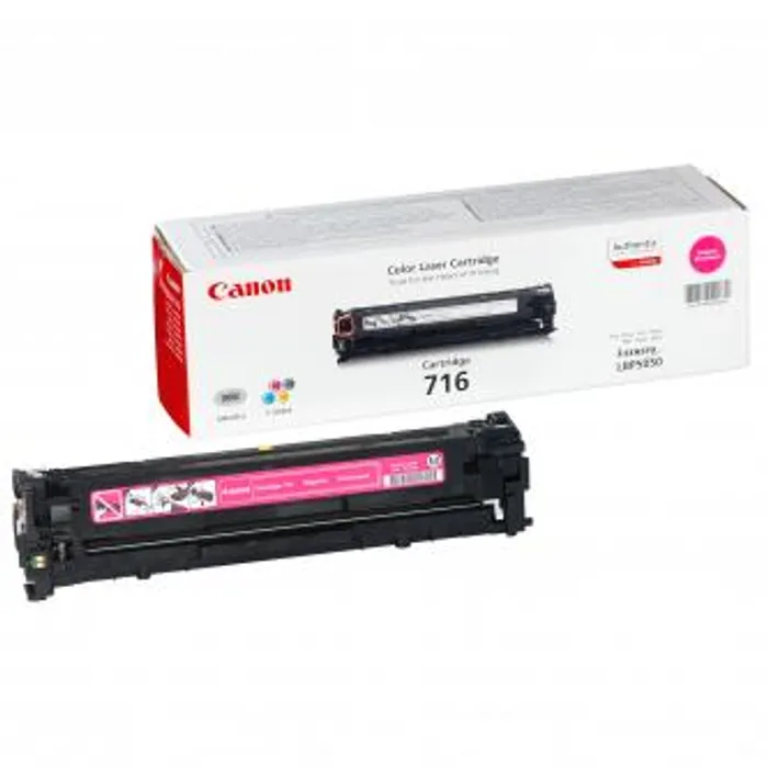 Hlavný obrázok produktu Canon originální toner CRG716, magenta, 1500str., 1978B002, Canon LBP-5050, 5050n, MF-805