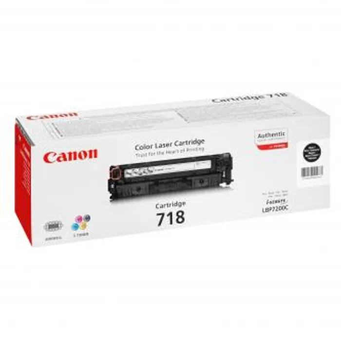 Hlavný obrázok produktu Canon originální toner CRG718, black, 3400str., 2662B002, Canon LBP-7200Cdn, O