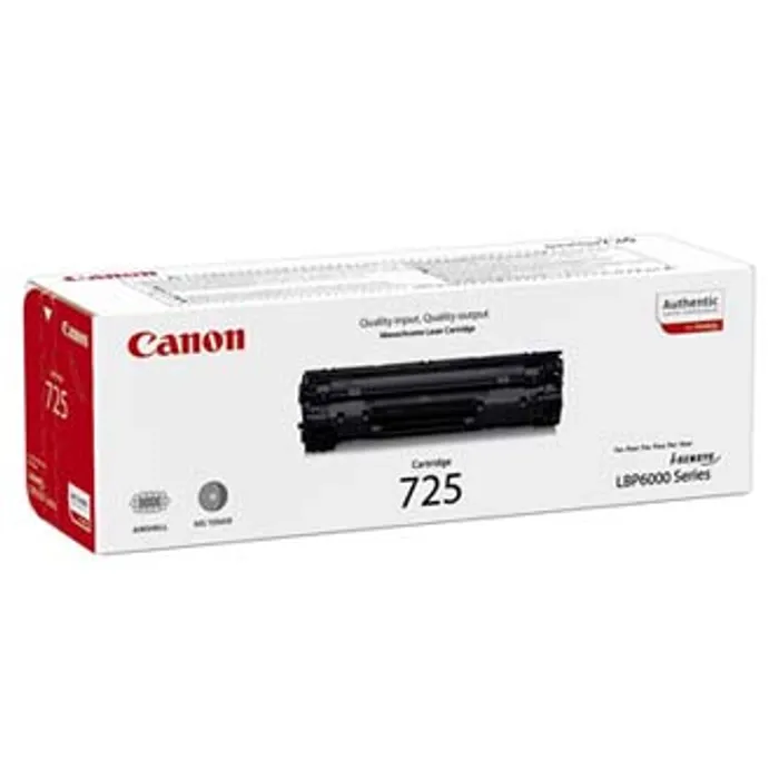 Hlavný obrázok produktu Canon originální toner CRG725, black, 1600str., 3484B002, Canon LBP-6000, 6020, 6020b, MF