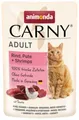 Ďalší obrázok produktu Carny Adult 85 g hovädzie, morka+ráčkovia, vrecko pre mačky