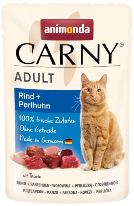 Hlavný obrázok produktu Carny Adult 85 g hovězí + perlička, kapsička pro kočky