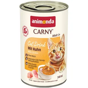 Carny Cat Drink nápoj pre mačky s kuracím mäsom, 140 ml
