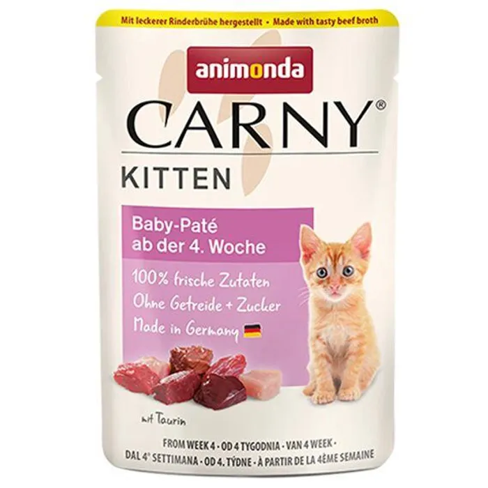 Hlavný obrázok produktu Carny Kitten 85 g Baby Paté, kapsička pro koťata