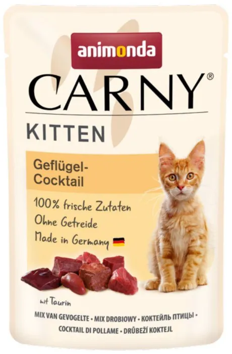 Hlavný obrázok produktu Carny Kitten 85 g drůbeží koktejl, kapsička pro koťata