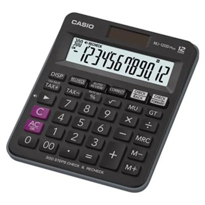 Hlavný obrázok produktu Casio Kalkulačka MJ 120 D PLUS, černá, stolní