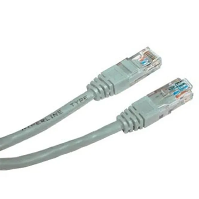 Hlavný obrázok produktu Cat.5e, RJ45 M-1m, nestíněný, CCA, šedý, economy
