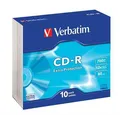 Ďalší obrázok produktu CD-R 700MB, 80 minút, 52x, DL Extra Protection, Verbatim, slim box, 10ks/bal.