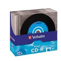 Ďalší obrázok produktu CD-R 700MB, 80min., 52x, Vinyl, DLP Crystal AZO, Verbatim, slim box