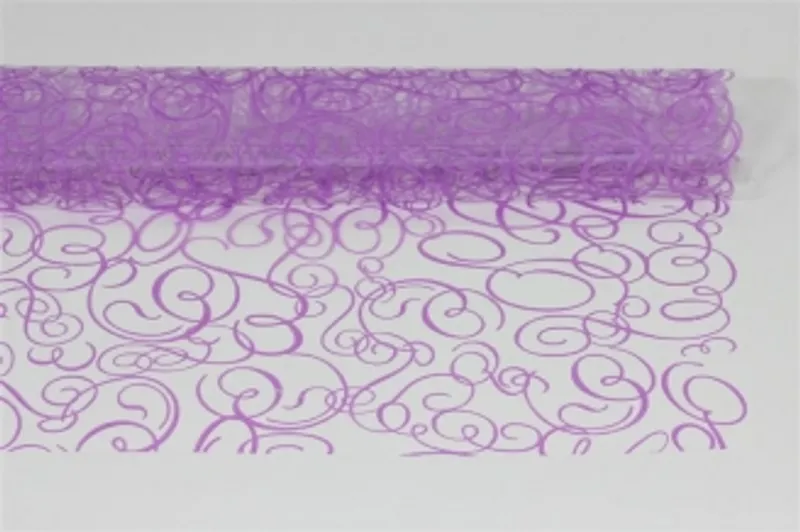 Hlavný obrázok produktu Celofánové archy s potiskem 25my 70x100 cm - dekor lila klička [25 ks]
