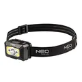 Čelovka nabíjacia, USB 250 lm COB LED so senzorom pohybu