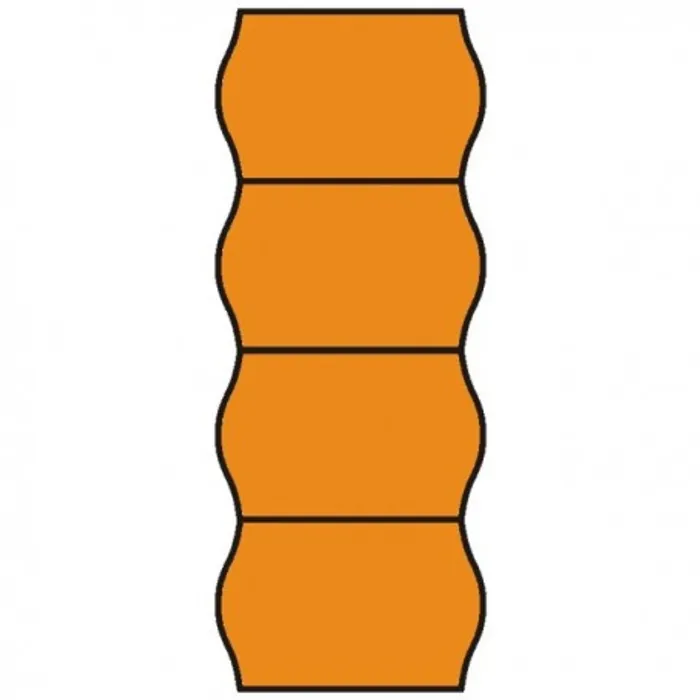 Hlavný obrázok produktu Cenové etikety 25x16 contact oranžové kulaté