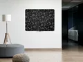 Ďalší obrázok produktu Čierna bezrámová magnetická tabuľa na kriedy - Qboard 87 x 57 cm