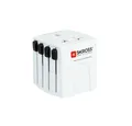 Cestovný adaptér do celého sveta "MUVMICRO", micro USB, bez uzemnenia, SKROSS