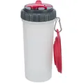 Ďalší obrázok produktu Cestovný zásobník na vodu a krmivo, vrátane misky, 2 × 0.35 l/o11 × 23 cm