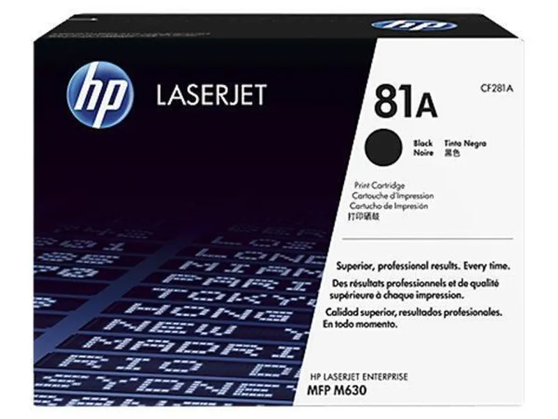 Hlavný obrázok produktu CF281A Toner pro LaserJet Enterprise M604n, MFP M630f tiskárny, HPčerná, 10,5tis.stránek