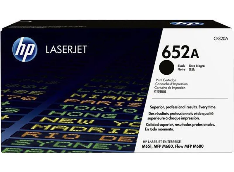 Hlavný obrázok produktu CF320A Toner pro ColorLaserJet Enterprise M680 tiskárnu, HP 652A černá, 11,5 tis.stran