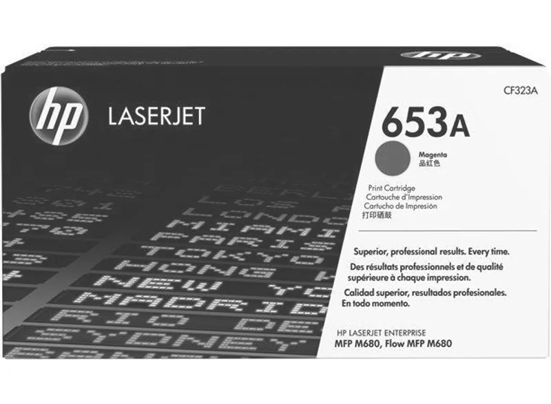 Hlavný obrázok produktu CF323A Toner pro ColorLaserJet Enterprise M680 tiskárnu, HP 653A magenta, 16 500