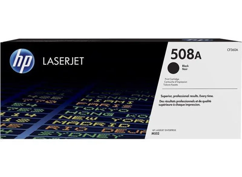 Hlavný obrázok produktu CF360A Toner pro Color LaserJet Enterprise M552, M553 tiskárnu, HP 508A černá 6tis.stránek