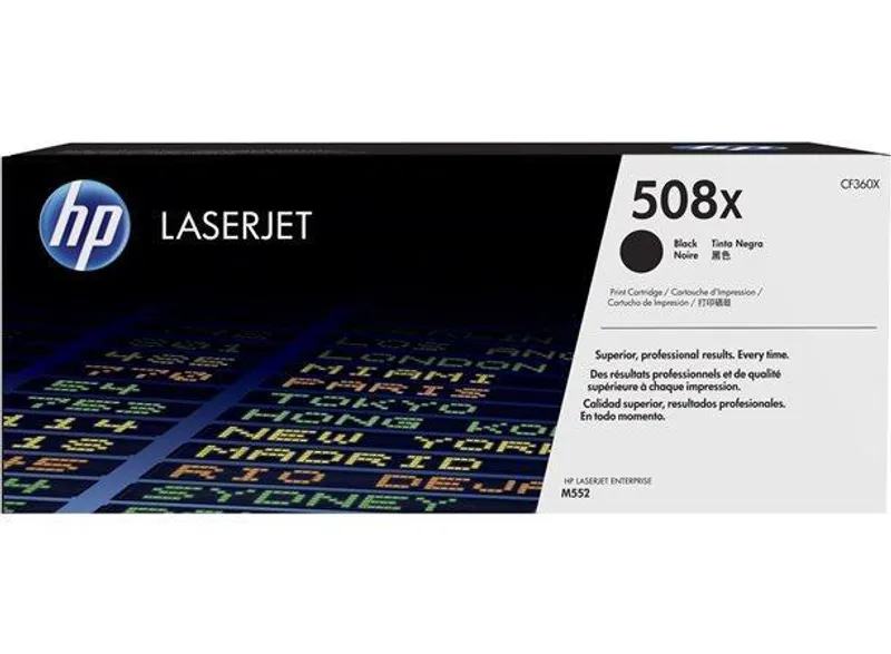 Hlavný obrázok produktu CF360X Toner pro Color LaserJet Enterprise M552, M553 tiskárnu, HP 508X černá 12,5tis.strá