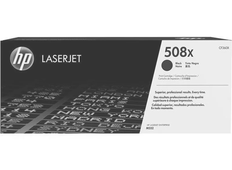 Hlavný obrázok produktu CF360X Toner pro Color LaserJet Enterprise M552, M553 tiskárnu, HP 508X černá 12,5tis.strá
