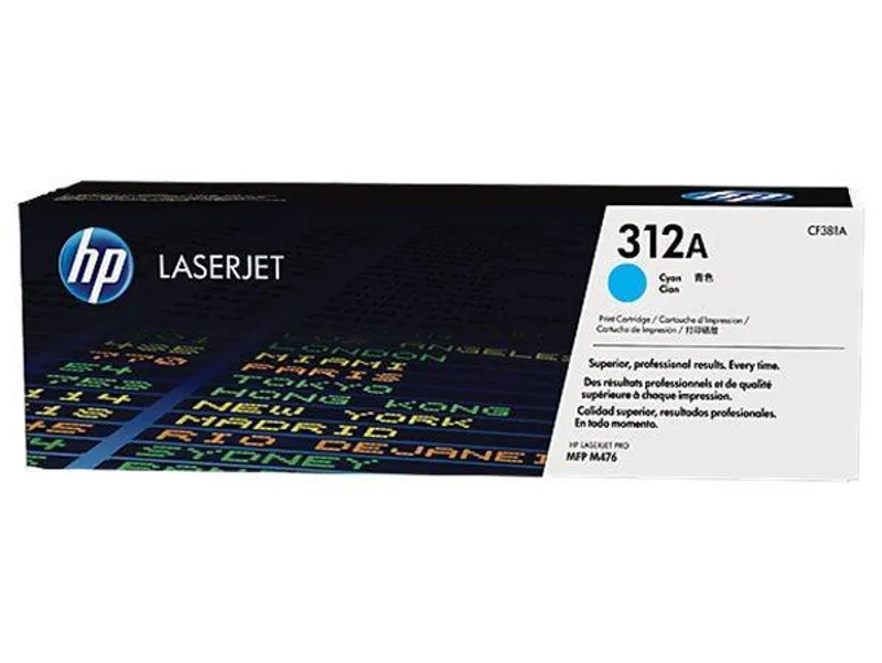 Hlavný obrázok produktu CF381A Toner pro Color LaserJet Pro MFP M476 tiskárnu, HP 312A cyan, 2,7tis.stran