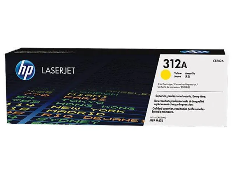 Hlavný obrázok produktu CF382A Toner pro Color LaserJet Pro MFP M476 tiskárnu, HP 312A žlutá, 2,7tis.stran