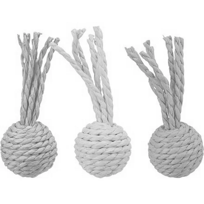Hlavný obrázok produktu Chrastící míček, papírové lano, o 4 × 11 cm