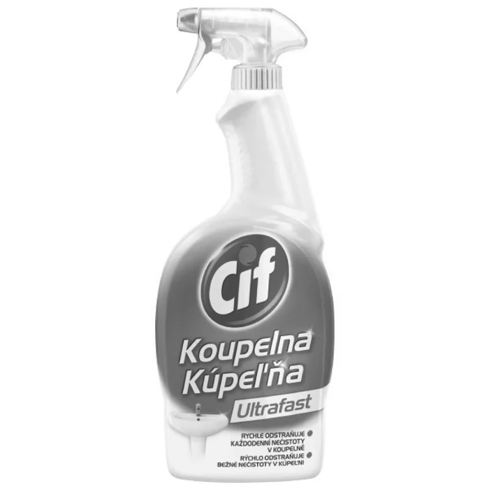 Hlavný obrázok produktu Cif Ultrafast Koupelna Čisticí prostředek na nečistoty v koupelně 750 ml rozprašovač