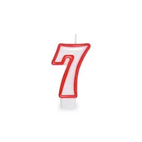 Číslová sviečka "7" 75mm [1 ks]
