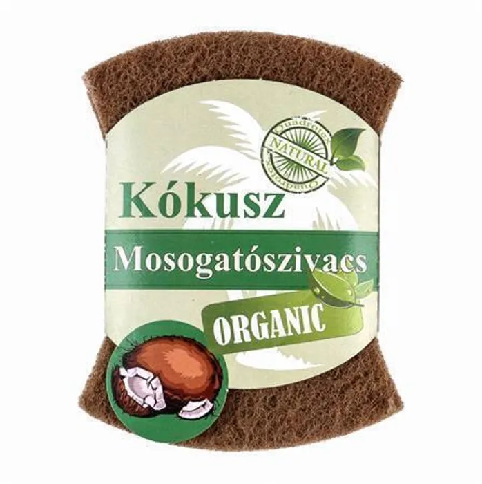 Hlavný obrázok produktu Čisticí houba, s kokosovými vlákny, 2 ks, BIO NATURAL
