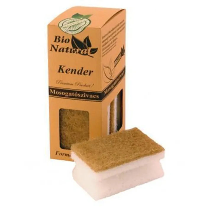 Hlavný obrázok produktu Čisticí houba, s konopnými vlákny, 4 ks, BIO NATURAL