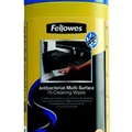 Ďalší obrázok produktu Čistiace obrúsky, FELLOWES „Virashield Multi Surface Cleaning Wipes“, 75 ks/bal.